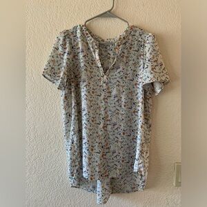 Pleione Multicolor Floral Blouse